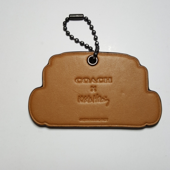 COACH X KEITH HARING SPARKLY BLUE BOOM BOX HANGTAG- NWOT - Picture 4 of 7